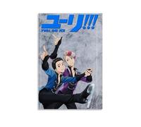 JMQPMDU Yuri on Ice Hot-Blooded Dynamic Anime Canvas Poster Wall Art Decorative Painting Bedroom Painting Posters 16x24inch(40x60cm) Unframe-style