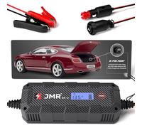 JMR Battery Charger for Bentley Continental GT Flying Spur Mulsanne Arnage Azure Brooklands Trickle Charger Conditioner Maintainer (3-Pin Port, UK Plug, Add Lithium Mode)