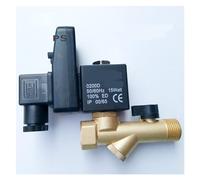 JMRTQMEC 1PCS 1/2" Electric Timer Automatic Water Valve Electronic Drain Solenoid Valve for Air Compressor Condensate Water Electric Drain Valve(24vdc-opt-a)