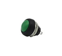 JMRTQMEC 30pcs 12mm Waterproof Momentary ON/Off Push Button Mini Round Switch 1A 250V(30pcs green)