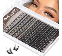 JMS&JMS Bunny Lash Clusters, Manga Eyelash Clusters C Curl, Anime Lashes Wispy Natural Invisible Band Bunny lashes with Waterproof (Bunny-8-18MIX)