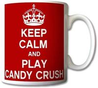 JMS we create smile 1 x Keep Calm and Play Candy Crush Mug Cup Gift Retro Home Office