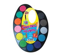 JMS we create smile 12 Jumbo Colours Water Paint Set with Paint Brush and Palette | Kids Craft Set