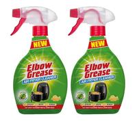 JMS we create smile 2-Pack Elbow Grease Air Fryer Cleaner Spray - 500ml Power Degreaser with Lemon Fresh Fragrance | Ideal for Air Fryers