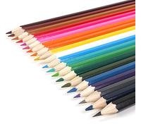 JMS we create smile 20 Full-Size Colouring Pencils Set - Soft Core Coloured Pencils for Adults & Toddlers - Smooth Blending for Sketching, Shading - Ideal for School, Home, Artists (6 Pack)