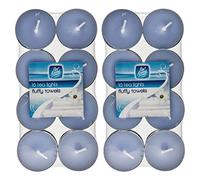JMS we create smile 32 Pcs Fluffy Towels Scented Tea Lights Candle - Wax Fragranced Tealight Candles Long Burning for Christmas/Home Decor/Spa