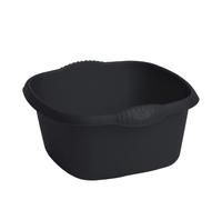 JMS we create smile 32cm Plastic Upcycled Black Kitchen Washing Up Bowl (Square)