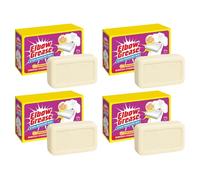 JMS We Create Smile 4x Elbow Grease Stain Remover Bars 100g - Pre-Wash Laundry Treatment Soap for Clothes Fabric Upholstery - Tough on Grease Ink Oil Blood Grass - Pre-Treatment Cleaning Bars