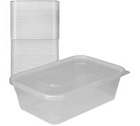 JMS we create smile - | 650ml Takeaway Food Containers - BPA-Free, Leakproof, Stackable, Reusable with Lids - Microwave & Freezer Safe