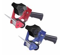 JMS we create smile 75mm Tape Dispenser 3" Heavy Duty Tapes Dispenser, Box Packaging Tape Gun with Steel Blade, Tape Roll Dispenser for Packing Boxes Moving House Essentials