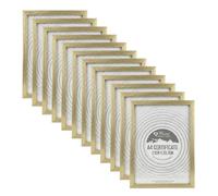 JMS we create smile A4 Certificate Photo Frame x 12 Wholesale - GOLD