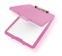 JMS we create smile A4 Clipboard Box File Durable Waterproof Document Filing Storage Case Office (Pink)