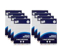 JMS we create smile A5 Shorthand Notebooks 24 Pack, 50gsm Top Spiral Wirebound Reporter Memo Pads, Ruled Jotter Writing Books for Office, School, Meeting Notes, Revision, Planning & Study Use