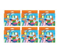 JMS we create smile ( ) Children Pavement Jumbo Chalks Blackboard Playground 6 Assorted Colour Washable Non Toxic Sidewalk Chalk Bulk Writing Drawing (30)