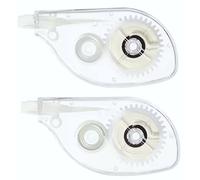 JMS we create smile Correction Tape Mouse Roller Tip Ex Style 5mm x 8 Meters Tape Correction Tape, Pocket Mouse Grip Out Tape Roller (2)