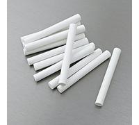 JMS we create smile Kids Long sticks/Jumbo Pavement/Coloured/White Chalks for Back Boards, Sidewalk Chalk Washable Non Toxic-Hopscotch Chalks (100 x White Chalk Sticks for School)