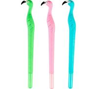 JMS we create smile ( Novelty Blue Ball Pen Flamingo ink 0.7mm assorted Colour Pens Fancy Ball Pen Stationery Paperwork