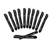 JMS we create smile Original Pack of 50 Non-Toxic Ink Black Colour Whiteboard Dry Wipe Marker Pens Bullet Tip