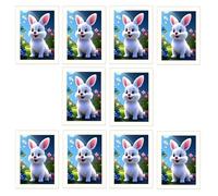 JMS we create smile (Pack Of 10 A4 Photo Frames White 21 x 29.7cm Certificate & Picture Frames with Glass Front - Freestanding & Wall Mountable Sl isplay For Home, Office & Family Décor