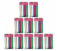 JMS we create smile (Pack of 1000) Christmas Foil Paper Chains of 4 Assorted Shiny Colours for festives, Parties, Event Decoration and Creative Craft - Easy to Use