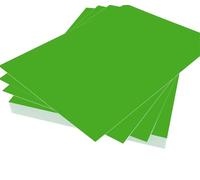 JMS we create smile (Pack of 2) 60 Sheets, A4 Neon Card Fluorescent Green - 250 GSM Thick Craft Card Paper, Bright Coloured for Arts & Crafts, Office, School Projects & Stationery Use.