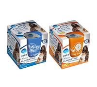 JMS we create smile (Pack of 2) - Ocean Spray With Citrus Fruits Scented Pet Odour Eliminating Candle - Pet Friendly Neutralising Frangranced 120g Candle in Jar - Upto 30 Hours Burn Time