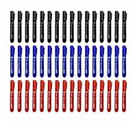 JMS we create smile (Pack of 60) Black Blue & Red Whiteboard Markers Dry Erase Marker Pens Dry Wipe Pens Bullet Tip Non Toxic Low Odour for Writing on Whiteboard Planners Glass