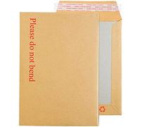 JMS we create smile [ ] Please Do Not Bend Envelopes - Manilla/Brown Hard Board Card Postal Mailers for Self-Seal Secure Postal Packaging (A4)