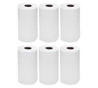 JMS We Create Smile Premium White Centrefeed Paper Towels 6 Pack - 2 Ply Kitchen Tissue Rolls, Embossed & Fast Absorbing, 200 Sheets Per Roll for Cleaning, Spills, Wiping & Drying Hands