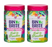 JMS we create smile (Set of 2) All Purpose Bin Brite Bin Odour Neutraliser Scented Powder - Eliminate Smells Fragranced Powder for Bins (Bin Brite Papaya- 500gm)