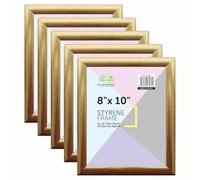 JMS we create smile - Set of 5, 8" x 10" with Styrene Front (20x25cm) | Wall & Tabletop Display | Portrait Picture Frames for Home Wall Decor