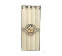 JMS we create smile (Set of 8) 8-Inch Straight Candles- 8 Hour Long Lasting Burn Time - Premium Wax Dinner Candles for Candlelight Dinner, Christmas Dinner, Anniversary Decor