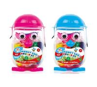 JMS we create smile - Toddlers Play Dough Set with Tools - Ice Cream Cup Cake Myo Creatures - Non Toxic (Money Box Dough Set)