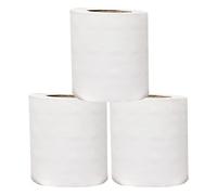 JMS We Create Smile - Toilet Rolls 22m x 10cm, Soft Quilted 2 Ply White Toilet Tissue Rolls, Strong Absorbent Bathroom Paper for Home & Office - Comfort & Quality in Every Roll (Pack of 3 Rolls)