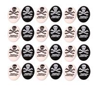 JMS we create smile Tortuga Pirates Oval Synthetic Rubber Eraser - Smooth Erasing, Durable Quality | Bulk Pack of 24 pcs | Perfect for School, Office & Art Use | Soft Erasers in Polybag