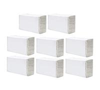 JMS we create smile - White 1-Ply Z Fold Tissue Paper Hand Towels - 21cm x 20cm Multifold Disposable, Soft Strong Absorbent 34 GSM Paper Dispenser Friendly (1200 Sheets)