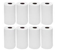 JMS We Create Smile White Centre Feed Kitchen Rolls - Pack of 8, 2 Ply Embossed Paper Towels, 40 GSM, 200 Sheets Per Roll, Strong Absorbent Tissue Rolls for Kitchen, Cleaning & Commercial Use