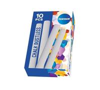 JMS we create smile White Chalk Children Pavement Chalks Blackboard Playground Chunky Chalks Non Toxic Sidewalk Bulk Drawing (Dustless)