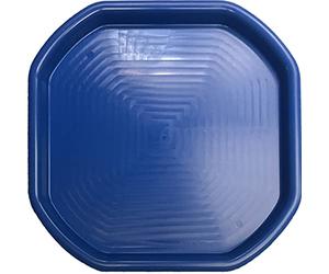 JMS we create smile - Youngsters Tuff Spot Colour Mixing Tray Large Plastic for Playing Sand Pool Pit Water Game Animal Figures etc. - MADE IN UK (Blue)