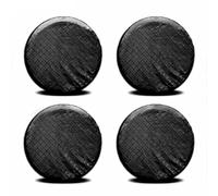JMSL Set of 4 Tire Covers-Winter Tyre Cover-Universal Wheel Bags-Aluminum Film Tyre Bag,19" To 42" Tire Diameter,for Motorhome Camper Truck Auto,Waterproof Sun-Proof,Black,19" 22"