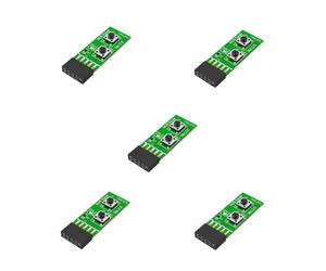 JMT 2 * 5 Pin Switch Board Adapter Reset/Power ON/Off Testing for Desktop PC Motherboard (5Pcs)