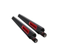 JMT 2Pcs 12dBi Dual Band WiFi Antenna 2-4G 5G 5-8G SMA/RP-SMA Compatible with Asus AC88U AC68U Signal Router (Black Inner Pin)