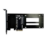 JMT ADT-R27 PCIe 5.0 x4 to U.2/U.3/E1.S/E3.S Hard Disk Adapter 128G/bps with Bracket Compatible with EDSFF Hard Disk Drive (R27A for U.2)