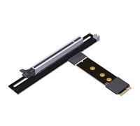 JMT M.2 NGFF NVMe to PCIE x16 Extension Cable 64G/BPS for STX Motherboard Graphics Card M.2(Ultra SSD, M-Key) NVMe Slot Extension (20cm,K43SP)
