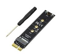 JMT PCI-E PCI Express 3.0 X1 to M.2 M KEY Interface NVMe SSD PCIE M.2 Riser Card Adapter Heatsink SSD 2230 2242 2260 2280 Full Speed (1 PCS)
