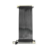JMT PCIe 5.0 X16 64GB/s Extension Cable 270-degree Reverse Right- Angle GPU Adapter Graphics Card GEN5 High Speed Cable 16AB5 Compatible with 217e / NZ XT H1 Case (20CM)