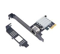 JMT PCIe Single Port 2.5G Gigabit RJ45 Network Adapter 100/1000M/2500M Network LAN Card with I225 Chips IO-PCE225-GLAN
