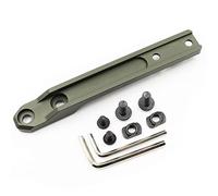 Jmtac Mlok Inline Scout Mount Low Profile Weapon Light Mount Aluminum, for M300 & M600 & HL-X Series Mlok Flashlight Mount (ArmyGreen)