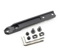 Jmtac Mlok Inline Scout Mount Low Profile Weapon Light Mount Aluminum, for M300 & M600 & HL-X Series Mlok Flashlight Mount (Black)
