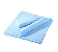 JMU 100pcs Autoclave CSR Sterilization Wrap 12" x 12", Sterilization with Steam & EO, 60g Blue Non-Sterile Pads